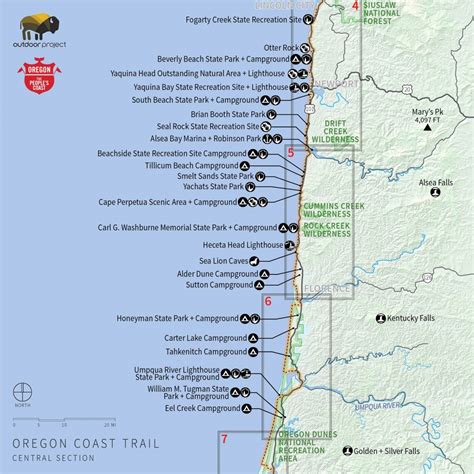 Map Of Oregon And California Coastline - Printable Maps