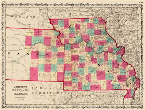 Kansas Map With Counties And Cities Printable