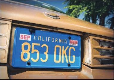 Jim Rockford's license plate 70s California 853 OKG | The rockford ...