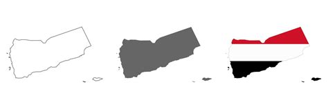 Highly detailed Yemen map with borders isolated on background 13049060 Vector Art at Vecteezy