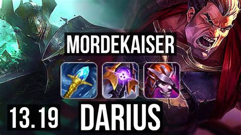 MORDEKAISER vs DARIUS (TOP) | 6 solo kills | EUW Diamond | 13.19 - YouTube