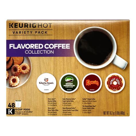 Keurig Flavored Variety Pack Single-Serve K-Cup Pod Sampler, 48 Count ...