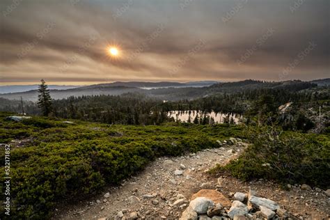 sunrise in plumas county Stock Photo | Adobe Stock