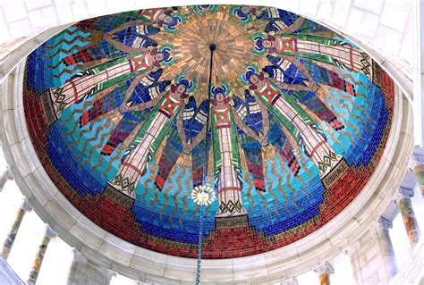 Nebraska State Capitol : Rotunda dome - International Hildreth Meière ...