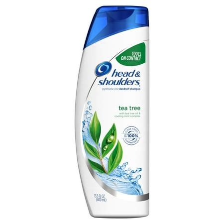 Head and Shoulders Tea Tree + Mint Complex Dandruff Shampoo, 13.5 fl oz ...