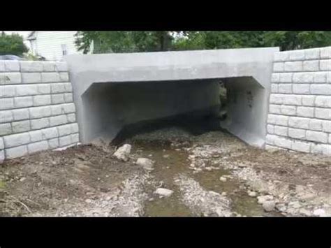 Precast Concrete Box Culvert Installation - YouTube