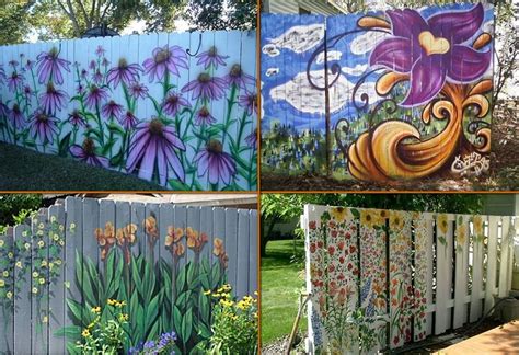 Fences – sustainable, durable and beautiful | Fence art, Garden mural, Yard art