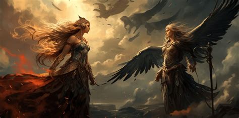 Valkyries and Einherjar: The Norse Mystical Beings - Viking Style