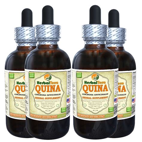 Quina (Cinchona Officinalis) Tincture, Dried Bark Liquid Extract ...