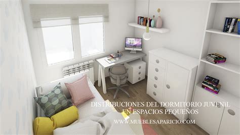 3 distribuciones del dormitorio juvenil