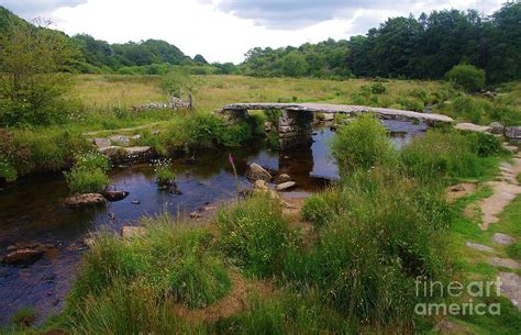 The Clapper Bridge at Postbridge Devon UK Photograph by Lesley Evered ...