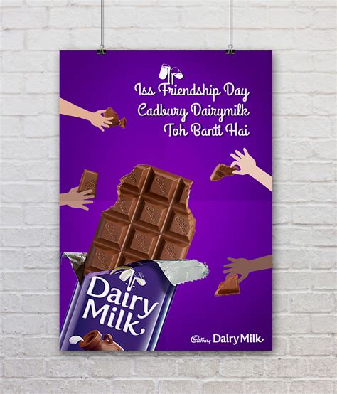 Friendship Day Poster- Cadbury Dairy Milk :: Behance