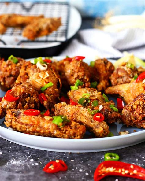 Chinese Salt And Pepper Chicken Wings - Chili to Choc