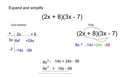 Expanding Double Brackets - YouTube