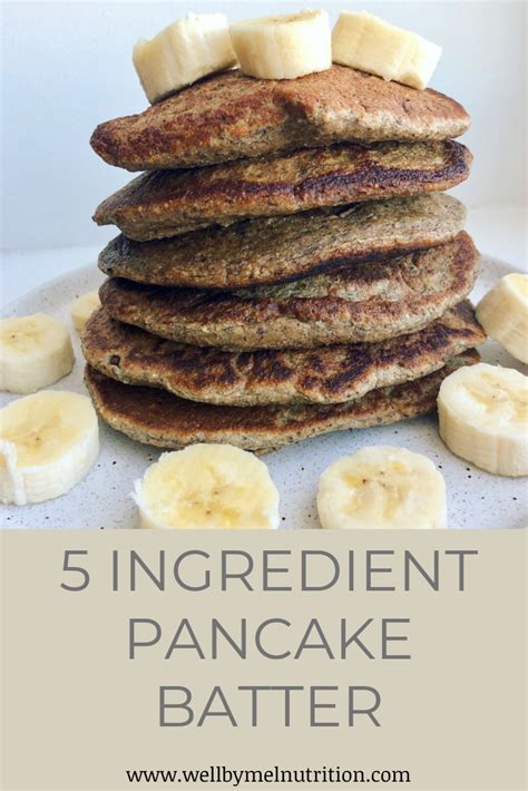 5 Ingredient Pancake Batter | Tasty pancakes, Delicious breakfast ...