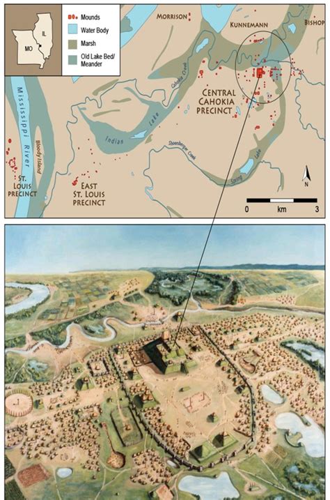 Unraveling The Secrets Of Cahokia: A Journey Through The Mounds Map ...