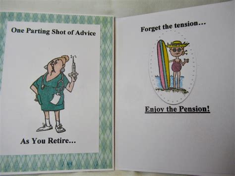 Nurses Retirement Card, Retirement Card for Nurse, Nurse Parting Shot Greeting Card, Happy ...