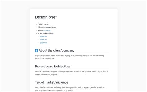 How to Write a Design Brief (with Examples)