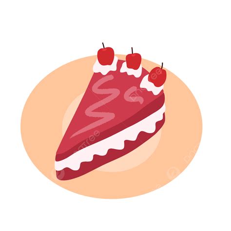 Red Velvet Cake, Red Velvet, Cake, Cake Slices PNG Transparent Clipart ...