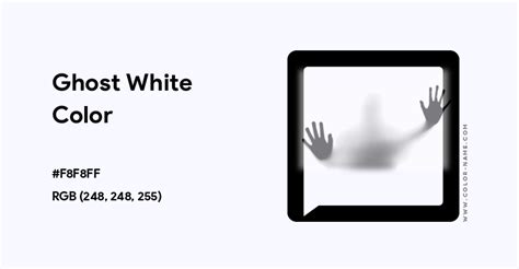 Ghost White color hex code is #F8F8FF