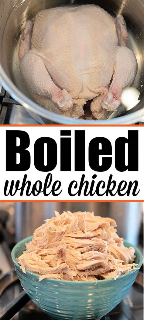 How Long to Boil a Whole Chicken - Boiled Whole Frozen Chicken