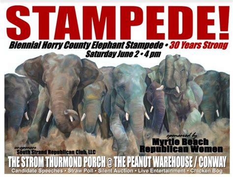 Elephant Stampede Planned For June 2nd MyrtleBeachSC News