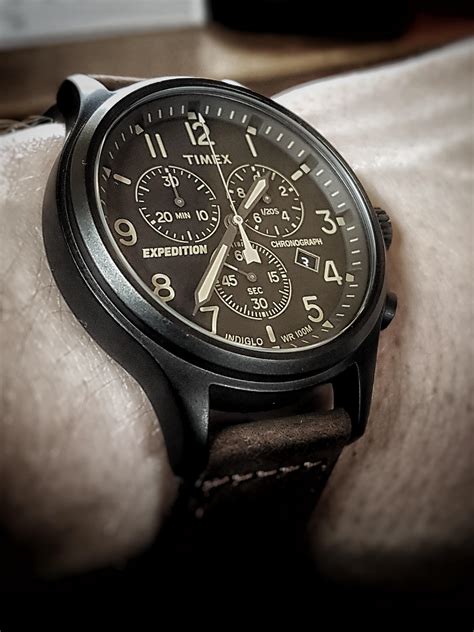 [Timex] Just got this Timex Expedition Chronograph - Possibly my gateway drug into the watch ...