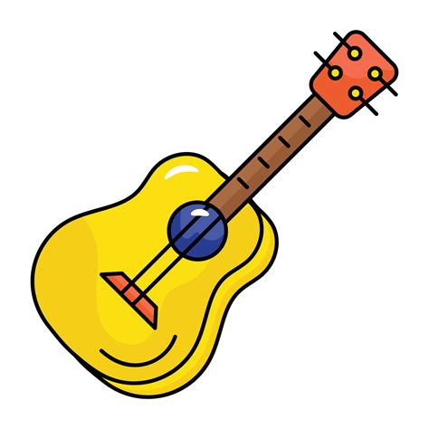 icono plano de guitarra fácil de usar 7124441 Vector en Vecteezy