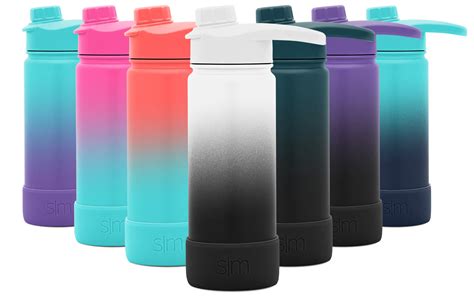 Simple Modern 18 Ounce Summit Water Bottle with Chug Lid & Protective ...