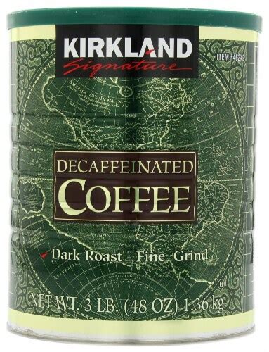 Kirkland Signature Dark Rost Fine Grind Decaf Arabica Coffee, 48 Ounce, 1 - Fred Meyer