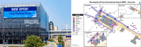 Parking at the Minneapolis-Saint Paul International Airport MSP