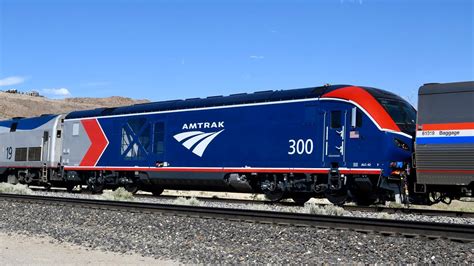 Amtrak ALC-42 Locomotive 300 Delivery Train - CoasterFan2105