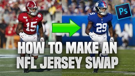 How to Make an NFL Jersey Swap | Photoshop Tutorial | McManusDesign - YouTube