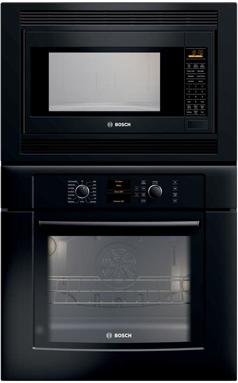 Bosch HBL5760UC 30" Combination Convection Electric Wall Oven/Microwave - Black