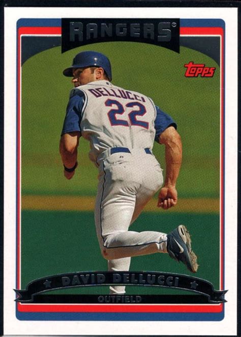 Amazon.com: Baseball MLB 2006 Topps #402 David Dellucci Rangers: Collectibles & Fine Art