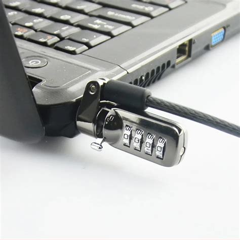 hot sale Notebook Laptop Combination Lock Security Cable 4 Digit Password Protections Anti Theft ...