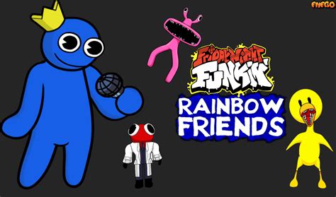 New Fnf Mods Rainbow Friends Fnf Mod Rainbow Friends Character Test Fnf ...