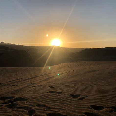 The sunset in Huacachina Peru... The sunset in Huacachina Peru #huacachina #peru #ica #dessert # ...