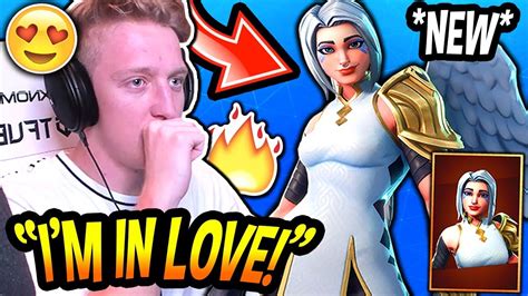 TFUE LOVES & BUYS *NEW* "ARK" ANGEL SKIN! *LEGENDARY* Fortnite FUNNY ...