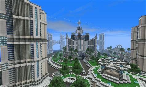 Futuristic city (Advanced) - Instant Minecraft Designs How-to