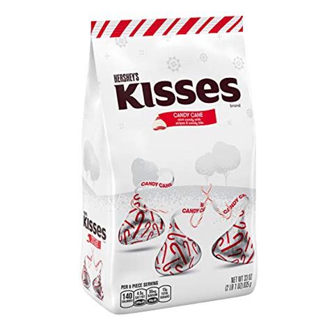 Candy Cane Peppermint Kiss Cookies