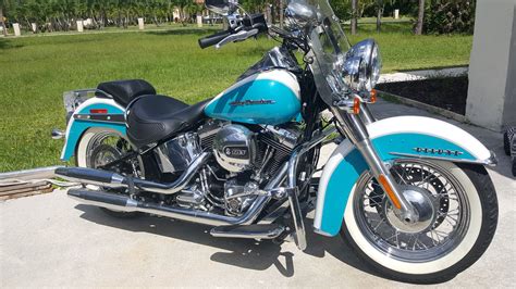 2017 Harley-Davidson® FLSTN Softail® Deluxe (crushed Ice Pearl / Frosted Teal Pearl), West Palm ...