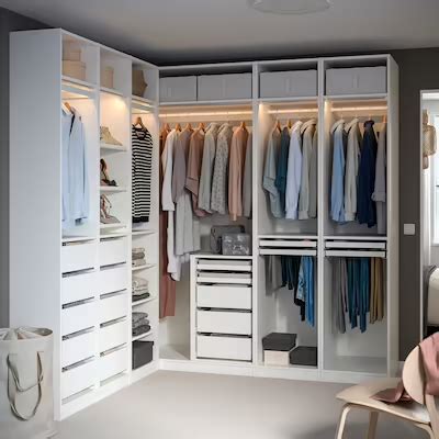 PAX Wardrobe System Without Doors - IKEA | Diseño de armario para ...