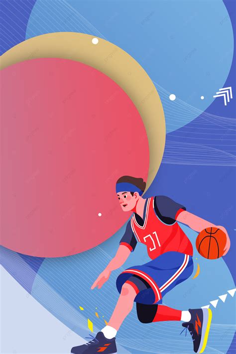 Asian Games Basketball Cartoon Poster Background Wallpaper Image For Free Download - Pngtree