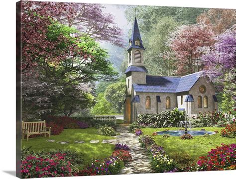 The Country Church Wall Art, Canvas Prints, Framed Prints, Wall Peels | Great Big Canvas