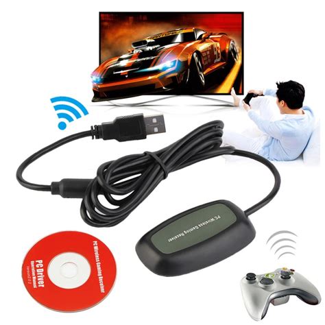 For Xbox 360 Controller USB Adapter Receiver For Microsoft XBOX 360 ...