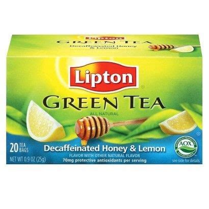 LIPTON GREEN TEA HONEY LEMON 20S TEA BAGS