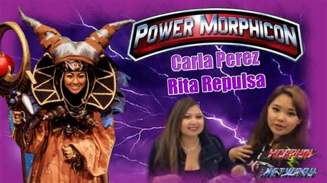 Carla Perez (Rita Repulsa) interview at Power Morphicon 2018 - YouTube