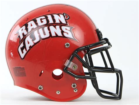 Lot Detail - 2010's Louisiana Lafayette Ragin Cajuns Football Helmet ...