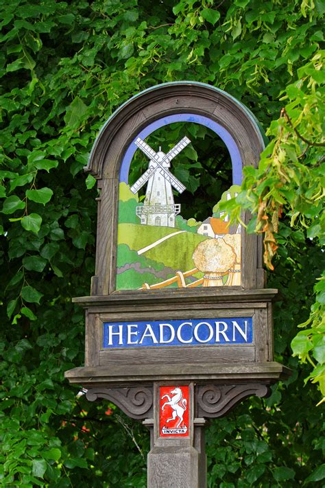 Headcorn Village Signpost Free Stock Photo - Public Domain Pictures